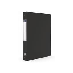 Classeur Memphis A4 Dos 40mm 4 Anneaux Ronds Couverture Polypro Noir - Image principale