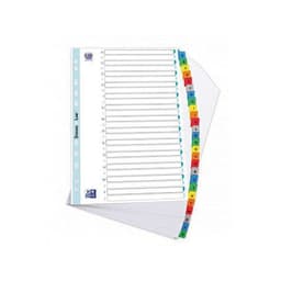 OXFORD Intercalaires Alphabétiques A4 26 Positions Carte Epaisseur 170g Blanc - Image principale