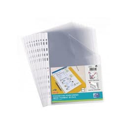 OXFORD Sachet de 50 Pochettes Perforées 24x32cm Polypro Lisse Epaisseur 6/100ème Incolore - Image principale