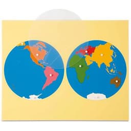 Carte puzzle 'Le monde' - Image principale