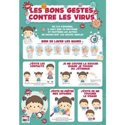 Poster gestes barrières - Image principale
