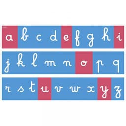 Tracés rugueux muraux - Lettres cursives - Image principale