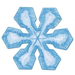 Ensemble 12 pochoirs géants flocons 230 x 200 mm - Image 2