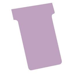 Lot 6 blocs 100 fiches planning T indice 2 format: 85x60 mm - blanc, rouge, jaune, vert, bleu, violet. - Image 2