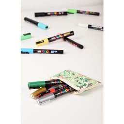 Boîte 8 marqueurs Posca assortis, pointe conique fine 1.3 mm - Image 3