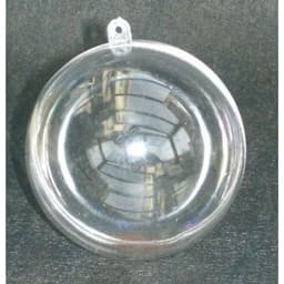 Boule de noël plastique Ø 80 mm (Lot de 6) - Image 2