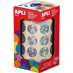 Lot de 3 rouleaux gommettes rondes 20mm - Image 3