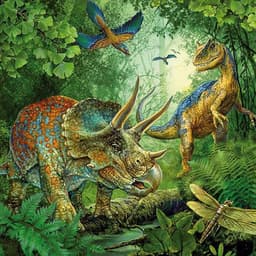 Puzzles 3 x 49 pièces fascination des dinosaures - Image 3