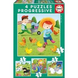 Puzzles progressifs les animaux de la ferme - Image 2