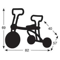 Grand tricycle avec pédales - Image 2
