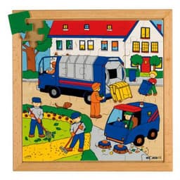 Lot de 4 puzzles bois 'les métiers' - Image 2
