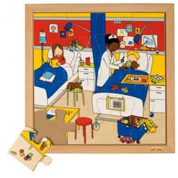 Lot de 4 puzzles bois la santé - Image 2
