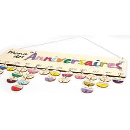 Calendrier d'anniversaire de la classe en bois à décorer - Image 3