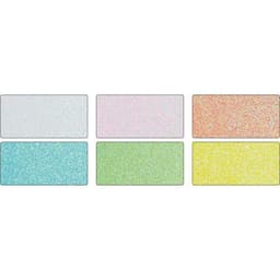 Pochette de 6 feuilles 17 x 24.5 cm carton pailleté pastel 300 g - Image 3