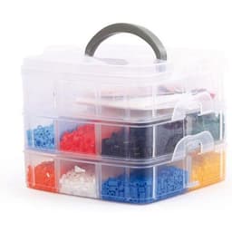Atelier avec bac de rangement perles à chauffer Perlou - Image 2