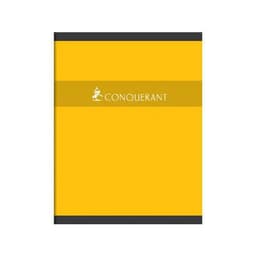 CONQUERANT Cahier de Devoirs 17x22cm Grands Carreaux Seyès 60 Pages Agrafées Couverture Carte Coloris Assortis - Image 5