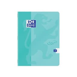 OXFORD Cahier Touch' 17x22cm Grands Carreaux Seyès 96 Pages Agrafées Couverture Carte Coloris Assortis - Image 3