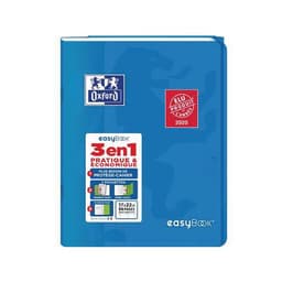 OXFORD Cahier EasyBook 17x22cm Grands Carreaux Seyès 96 Pages Agrafées Couverture Polypro Coloris Assortis - Image 5