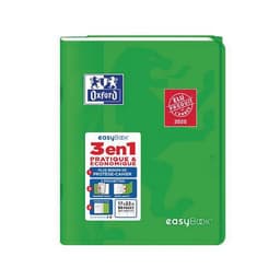 OXFORD Cahier EasyBook 17x22cm Grands Carreaux Seyès 96 Pages Agrafées Couverture Polypro Coloris Assortis - Image 4