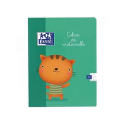 OXFORD Cahier Maternelle 17x22cm Réglure Double Ligne 3/10mm 32 Pages Agrafées Couverture Carte Coloris Assort - Image 5
