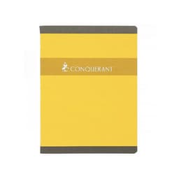 CONQUERANT Cahier de Devoirs 17x22cm Grands Carreaux Seyès 192 Pages Agrafées Couverture Carte Coloris Assorti - Image 2