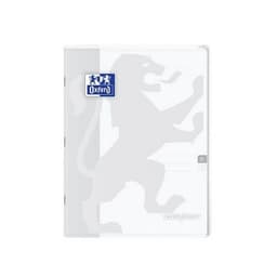 OXFORD Cahier EasyBook 24x32cm Grands Carreaux Seyès 96 Pages Agrafées Couverture Polypro Incolore - Image 2
