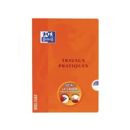 OXFORD Cahier de Travaux Pratiques OpenFlex A4 Grands Carreaux Seyès/Uni Blanc 80 Pages Agrafées Couverture Po - Image 3