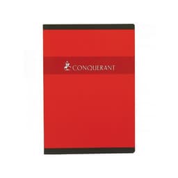 CONQUERANT Cahier A4 Grands Carreaux Seyès 96 Pages Agrafées Couverture Carte Coloris Assortis - Image 4
