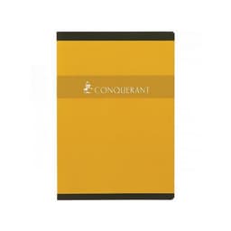 CONQUERANT Cahier A4 Grands Carreaux Seyès 96 Pages Agrafées Couverture Carte Coloris Assortis - Image 5