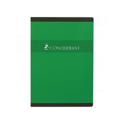 CONQUERANT Cahier A4 Grands Carreaux Seyès 96 Pages Agrafées Couverture Carte Coloris Assortis - Image 2