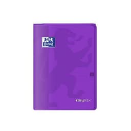 OXFORD Cahier EasyBook A4 Grands Carreaux Seyès 96 Pages Agrafées Couverture Polypro Violet - Image 2