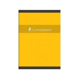CONQUERANT Cahier A4 Grands Carreaux Seyès 192 Pages Agrafées Couverture Carte Coloris Assortis - Image 4