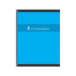 CONQUERANT Cahier 17x22cm Petits Carreaux 5mm 192 Pages Brochées Couverture Carte Coloris Assortis - Image 4