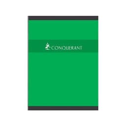 CONQUERANT Cahier 24x32cm Petits Carreaux 5mm 192 Pages Brochées Couverture Carte Coloris Assortis - Image 3