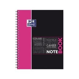 OXFORD Cahier Etudiants Notebook A4+ Grands Carreaux Seyès 160 Pages Reliure Intégrale Couverture Carte Colori - Image 2