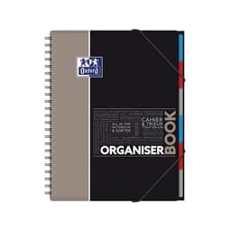 OXFORD Cahier Etudiants Organiserbook A4+ Grands Carreaux Seyès 160 Pages Reliure Intégrale Couverture Polypro - Image 4