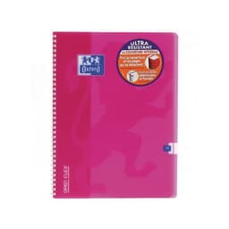OXFORD Cahier OpenFlex A4 Grands Carreaux Seyès 100 Pages Reliure Intégrale Couverture Polypro Coloris Assorti - Image 3