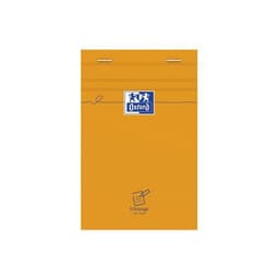 OXFORD Bloc-Notes Orange 11x17cm Réglure Message 80 Feuilles Agrafées Couverture Carte Enduite Orange - Image 4