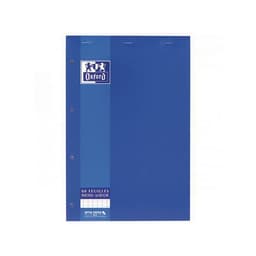 OXFORD Bloc-Notes Color Life A4+ Grands Carreaux Seyès 160 Pages Reliure Agrafée Tête Couverture Carte Coloris - Image 5
