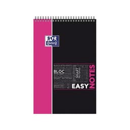 OXFORD Bloc-notes Etudiants Easynotes A4+ Grands Carreaux Seyès 160 Pages Reliure Intégrale Couverture Polypro - Image 3