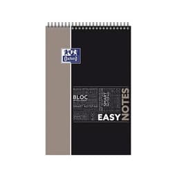 OXFORD Bloc-notes Etudiants Easynotes A4+ Grands Carreaux Seyès 160 Pages Reliure Intégrale Couverture Polypro - Image 2
