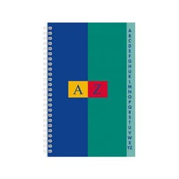 CONQUERANT Répertoire 11x17cm Petits Carreaux 5mm 100 Pages Reliure Intégrale Couverture Carte Recyclée Colori - Image 4