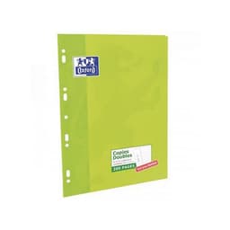 OXFORD Copies Doubles A4 Petits Carreaux 5mm Margés 200 Pages Etui Carte Vert - Image 2