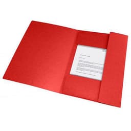 OXFORD Chemise 3 Rabats Top File + A4 avec Elastique Couverture Carte Rouge - Image 2