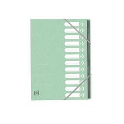 TRIEUR OXFORD TOP FILE+ A4 AGRAFE 12 POSITIONS ASSORTIS PASTEL - Image 2