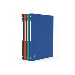 Classeur Memphis A4 Dos 20mm 4 Anneaux Ronds Couverture Polypro Coloris Assortis - Image 3