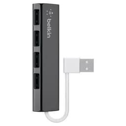 Hub de Voyage 4 Ports USB 2.0 noir - Belkin - Image principale