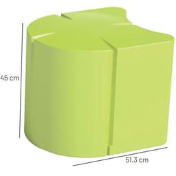 Pouf ovale Connexio - vert - Image 5
