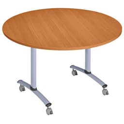 Table ronde plateau mélaminé pivotant Axe - Manutan Expert - Image 11
