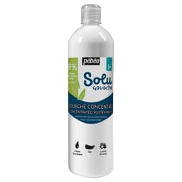 Flacon 1 litre solugouache pebeo - blanc permanent - Image principale